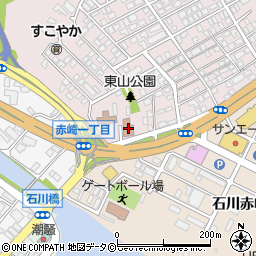 石川郵便局 ＡＴＭ周辺の地図
