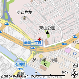 石川警察署周辺の地図