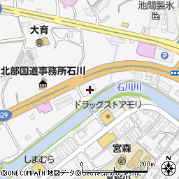沖縄県うるま市石川2345-1周辺の地図