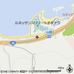 沖縄県国頭郡恩納村山田3408周辺の地図