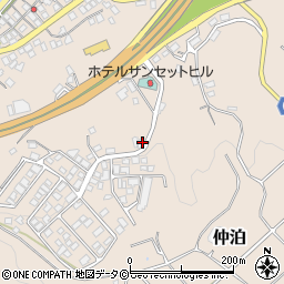 沖縄県国頭郡恩納村仲泊1379-28周辺の地図