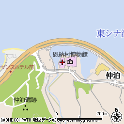 恩納村文化情報センター周辺の地図