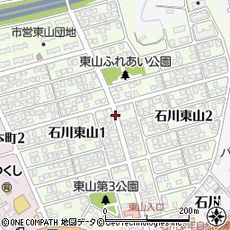 沖縄県うるま市石川東山周辺の地図