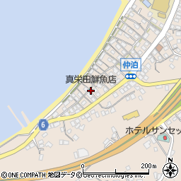 真栄田鮮魚店周辺の地図