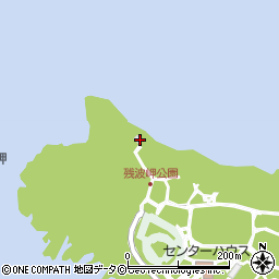 残波岬灯台周辺の地図