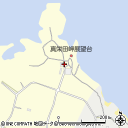 真栄田岬公園トイレ周辺の地図