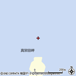 真栄田岬周辺の地図