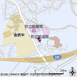 金武町　町立武道館周辺の地図