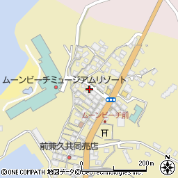 沖縄県国頭郡恩納村前兼久105周辺の地図