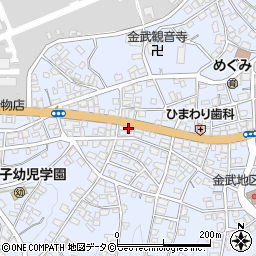 宜野座土地家屋調査士事務所周辺の地図