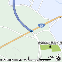 宜野座ＩＣ周辺の地図