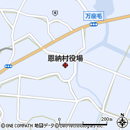 恩納村役場　議会事務局周辺の地図