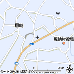 ＪＡおきなわ恩納支店周辺の地図