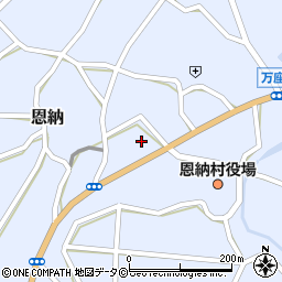 沖縄銀行恩納支店周辺の地図