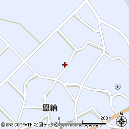 沖縄県国頭郡恩納村恩納3402周辺の地図