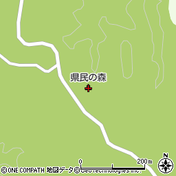 沖縄県県民の森周辺の地図