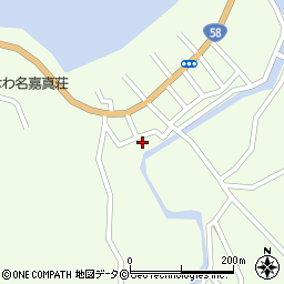 沖縄県国頭郡恩納村名嘉真38周辺の地図