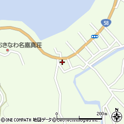 沖縄県国頭郡恩納村名嘉真25周辺の地図