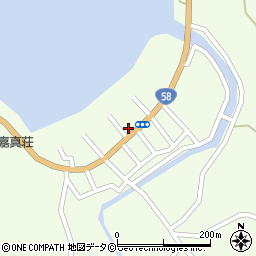 沖縄県国頭郡恩納村名嘉真83周辺の地図