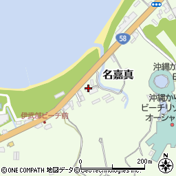 沖縄県国頭郡恩納村名嘉真2199周辺の地図