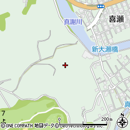 沖縄県名護市喜瀬周辺の地図