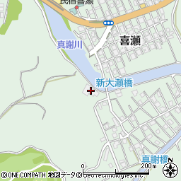 喜瀬公民館周辺の地図
