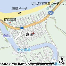 沖縄県名護市喜瀬188周辺の地図