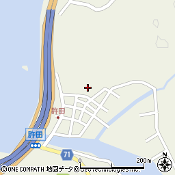 沖縄県名護市許田215周辺の地図