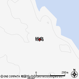 東京都小笠原村母島姪島周辺の地図