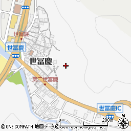 世冨慶公園トイレ周辺の地図