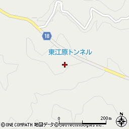 東江原トンネル周辺の地図