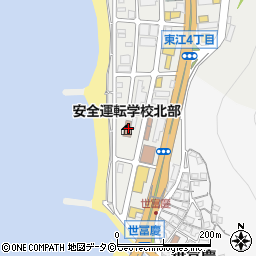 沖縄県警察安全運転学校北部分校周辺の地図