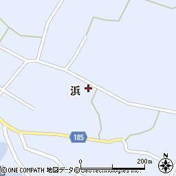 沖縄県島尻郡粟国村浜周辺の地図