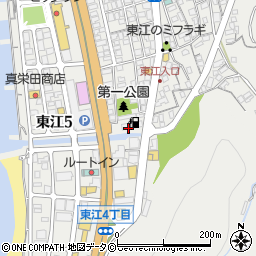 白石サービスステーション東江店周辺の地図