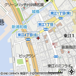 ドルフィン東江店周辺の地図