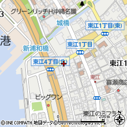 ドルフィイン東江店周辺の地図