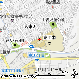 名護市立東江中学校周辺の地図