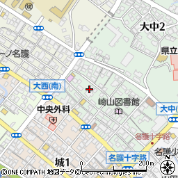 津嘉山酒造所周辺の地図