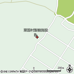 ＪＡおきなわ粟国支店　製糖施設周辺の地図