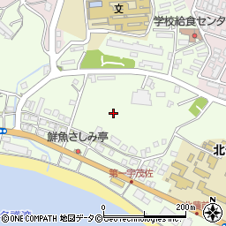 沖縄県名護市宇茂佐周辺の地図