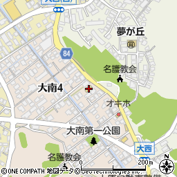 福大南店周辺の地図