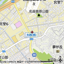 沖縄銀行大宮 ＡＴＭ周辺の地図