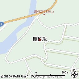 沖縄県東村（国頭郡）慶佐次周辺の地図