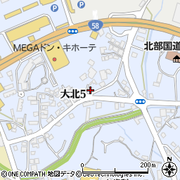 名護道路株式会社周辺の地図