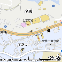 カレーハウスＣｏＣｏ壱番屋沖縄名護店周辺の地図