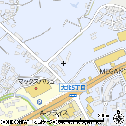 沖縄県名護市為又864-5周辺の地図