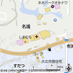 琉球治療院周辺の地図