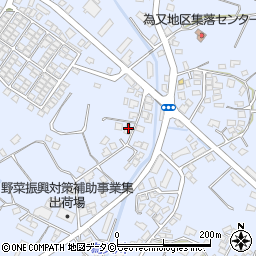沖縄県名護市為又392周辺の地図