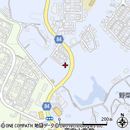 沖縄県名護市為又1219-304周辺の地図