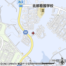 沖縄県名護市為又1219-87周辺の地図
